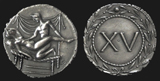 Roman Erotic Spintriae XV, Tin Replica